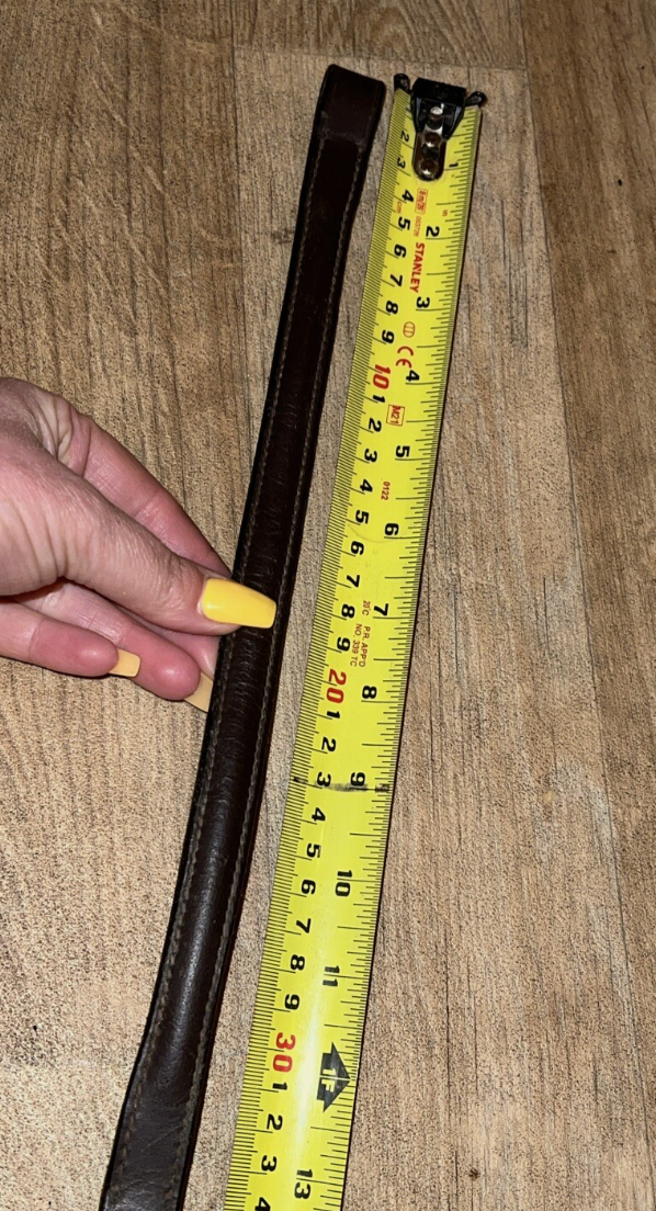 Plain Raised Leather Browband - Pony #32