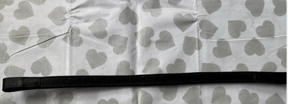 Cob Black Gold Trim Browband 16.5” #19