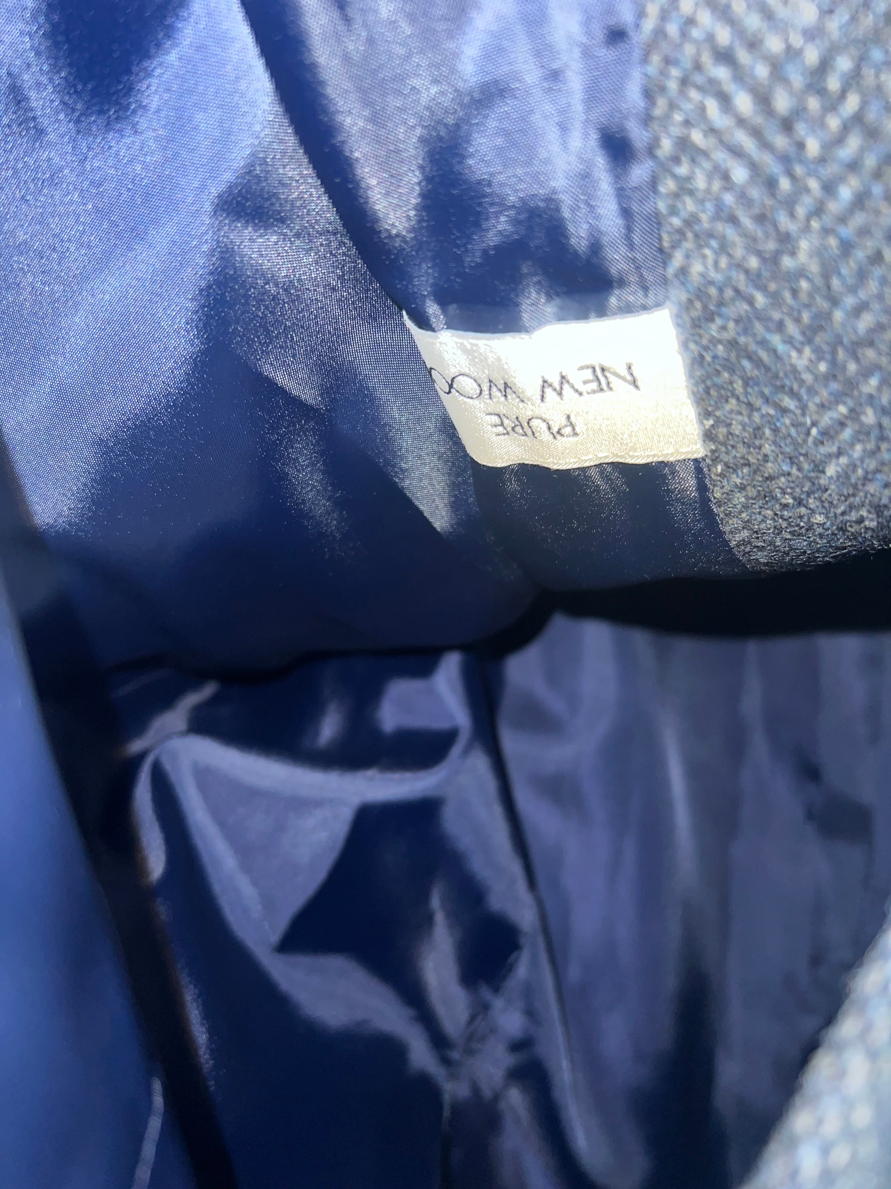 Caldene Silverdale 44” Blue Tweed Hacking Jacket