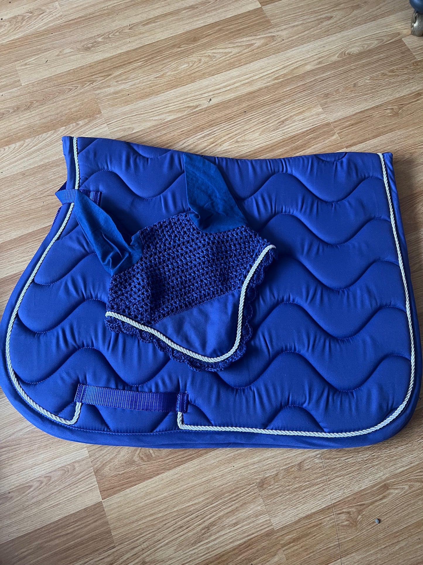Wave Saddle Pad - Blue Pink or Purple - No Ears