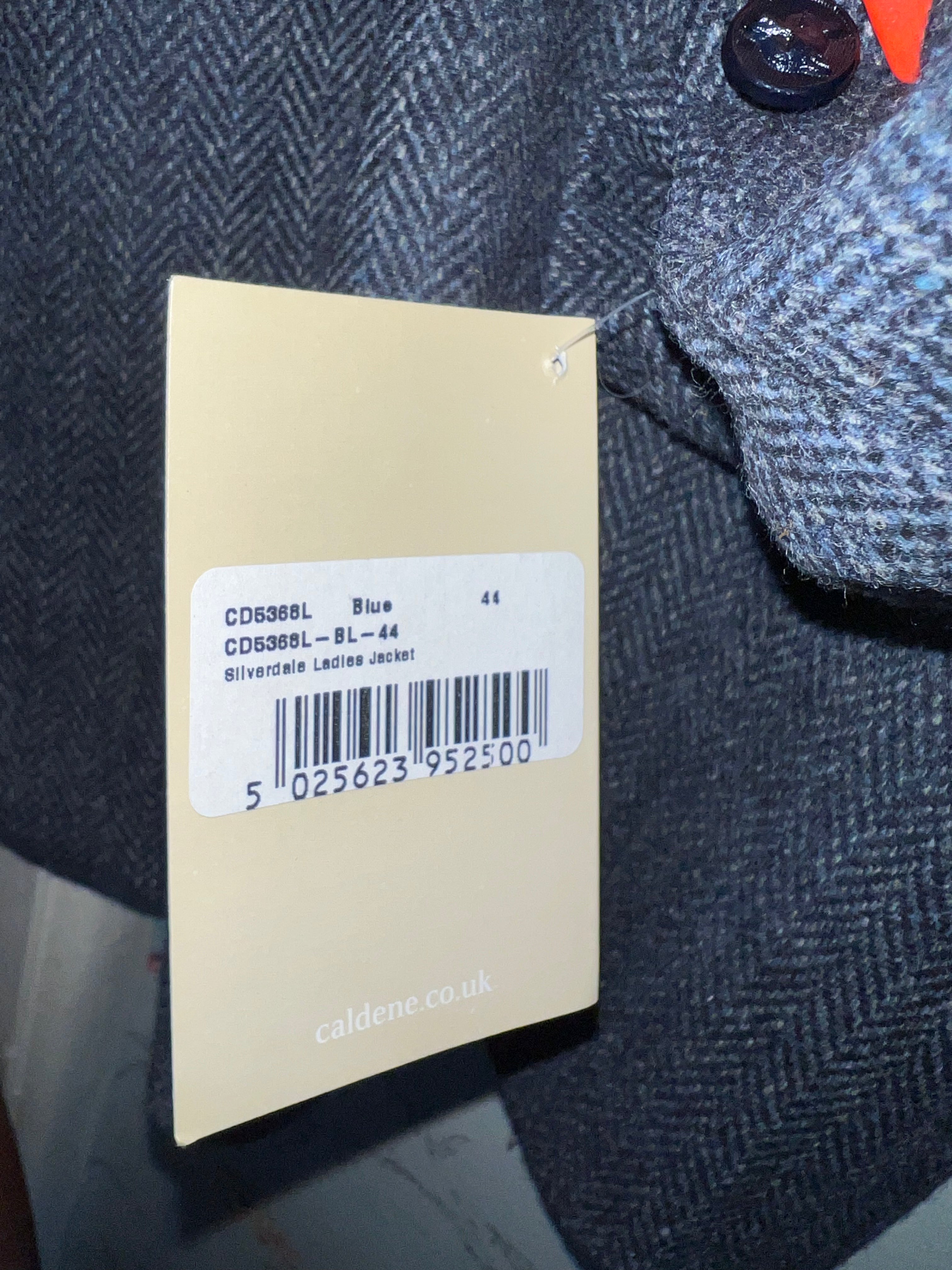 Caldene Silverdale 44 Blue Tweed Hacking Jacket Nag Mad Equestrian