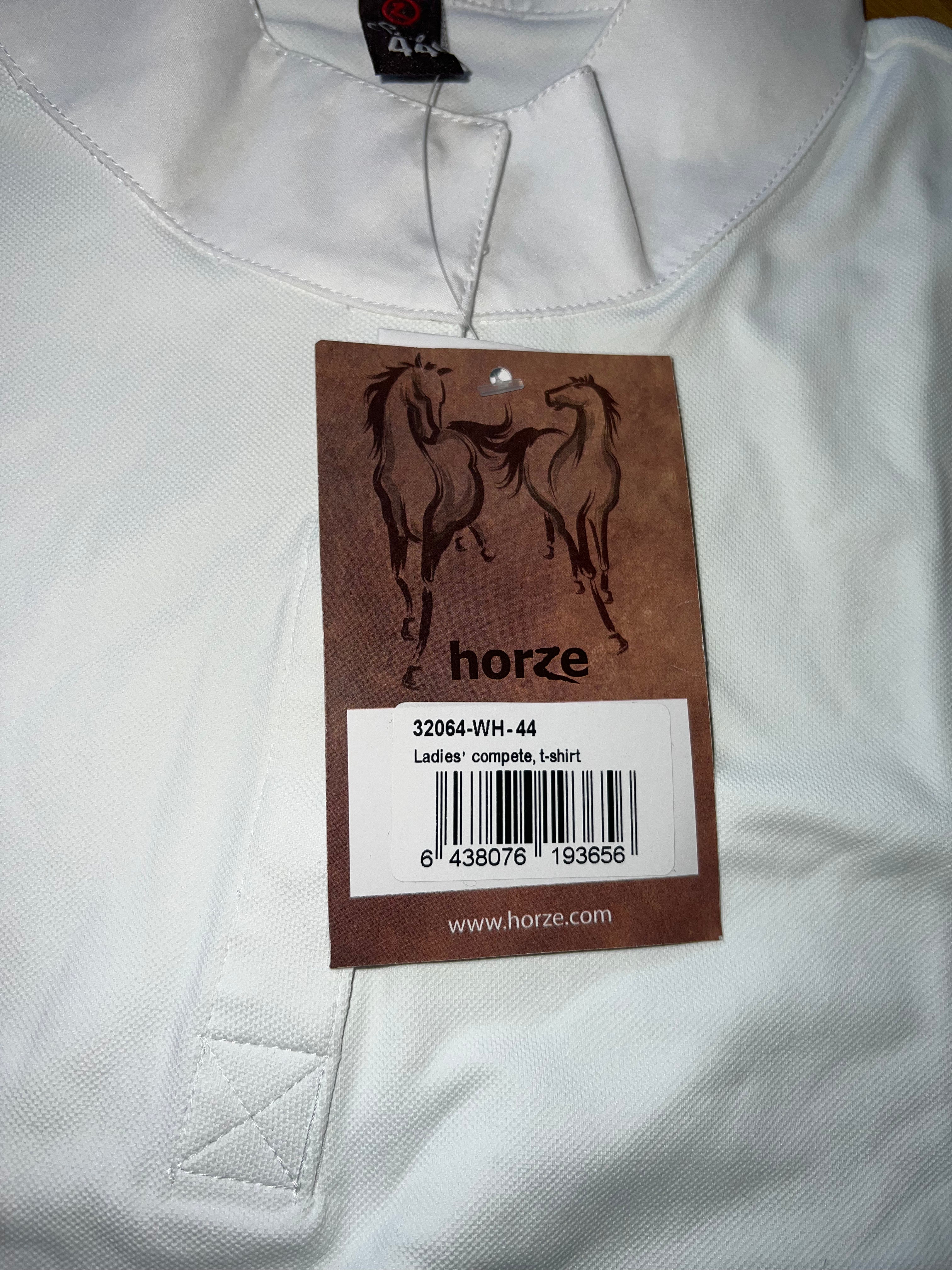 Horze Competition Ladies Size 16 Shirt - White or Pink