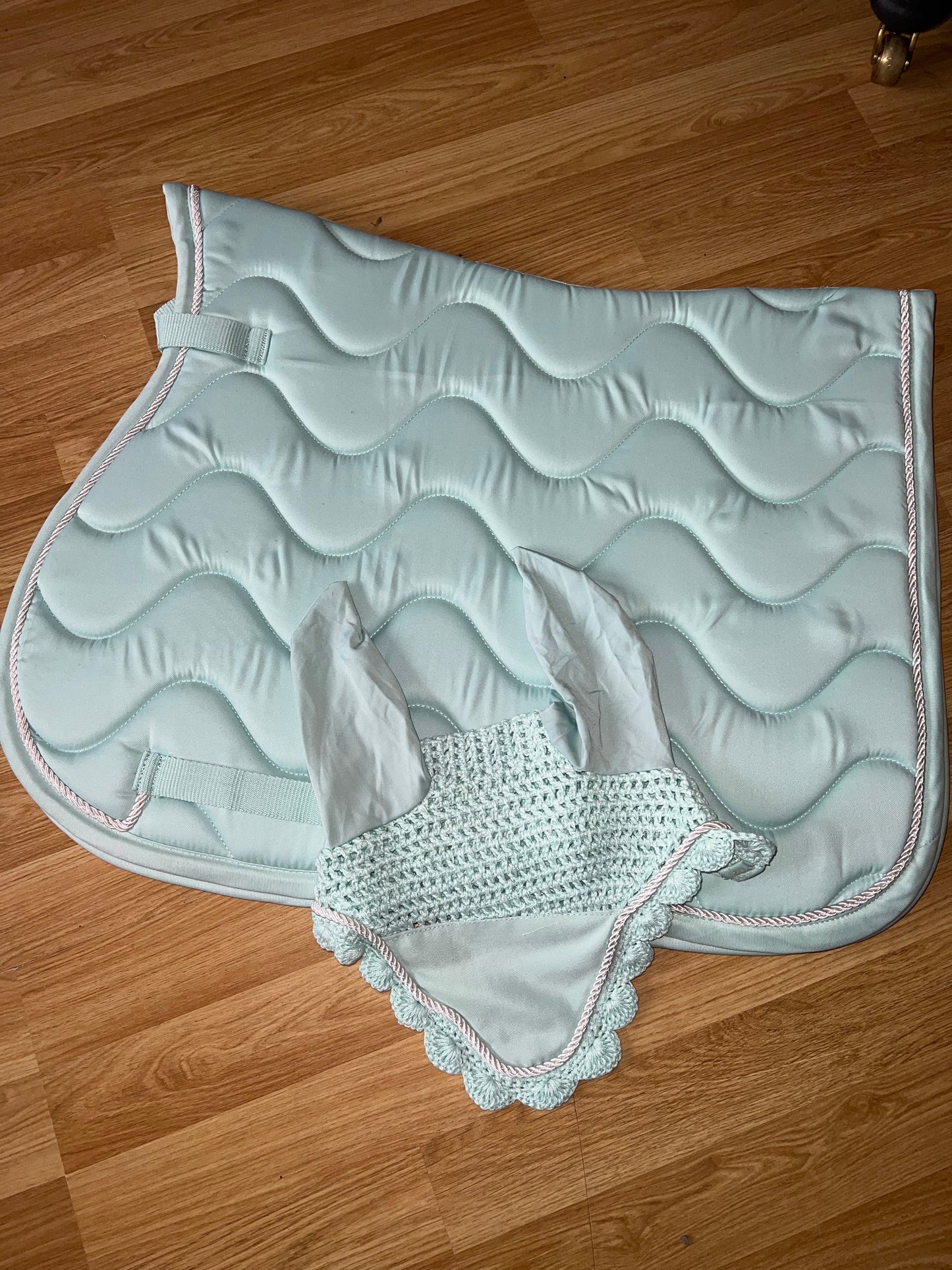 Wave Saddle Pad - Blue Pink or Purple - No Ears
