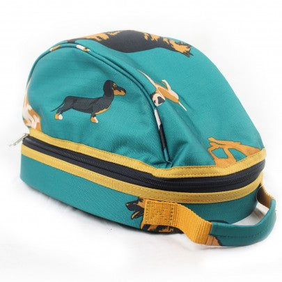 Gallop Padded Dog Print Hat Bag