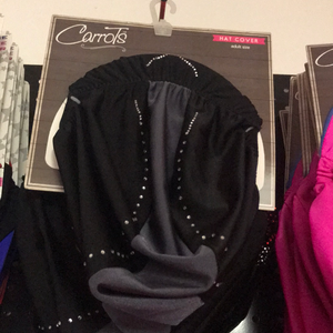 Carrots Diamanté Hat Silk Black And Grey