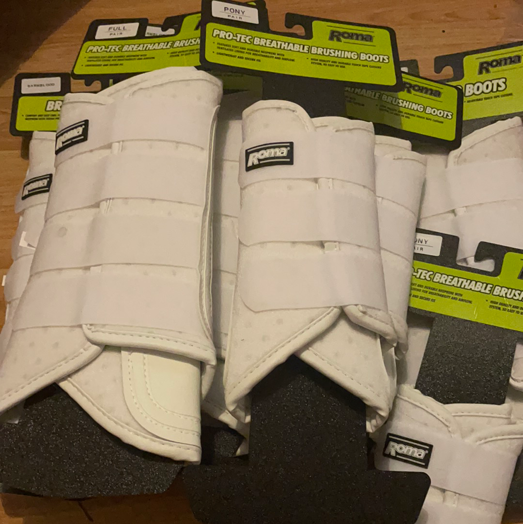 Roma Brushing Boots - White - RRP 38.00