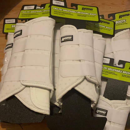 Roma Brushing Boots - White - RRP 38.00