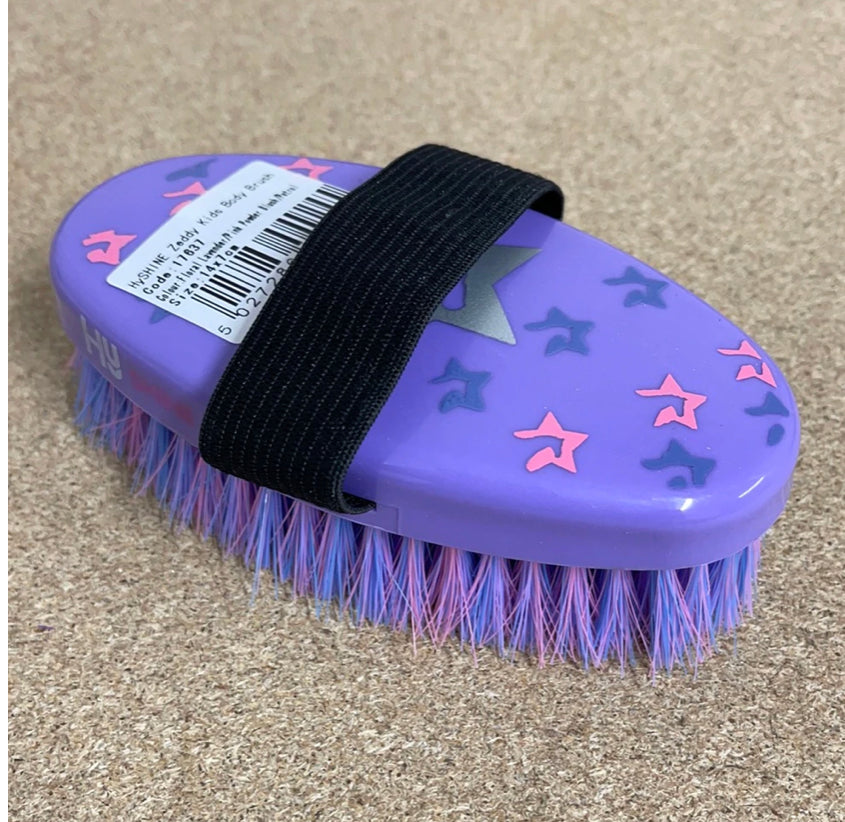 Hy Shine Zeddy Kids Body Brush - Pink or Purple