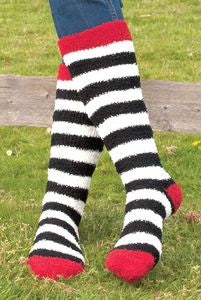 Rhinegold Fluffy Knee High Socks