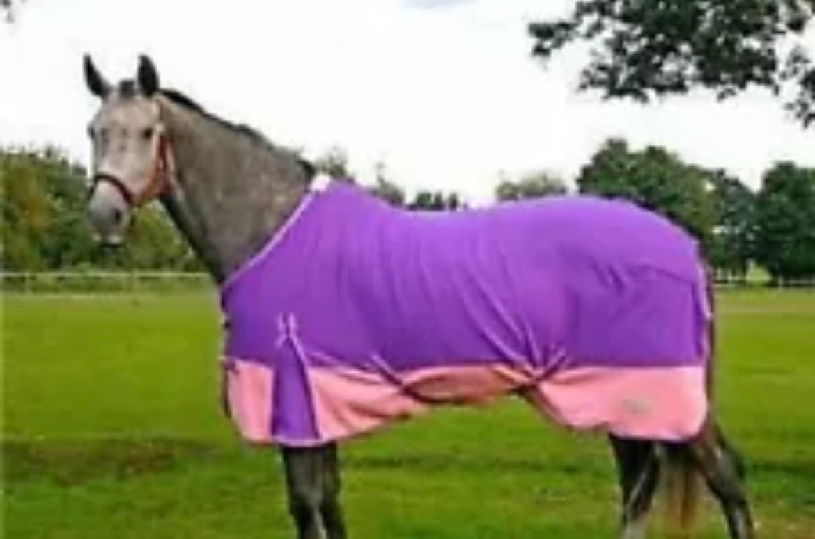Knight Rider Pink & Purple Fleece Rug - 4’6 or 6’9