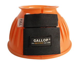 Gallop Ribbed Rubber Over Reach Boots - Pony Cob Full Extra Full