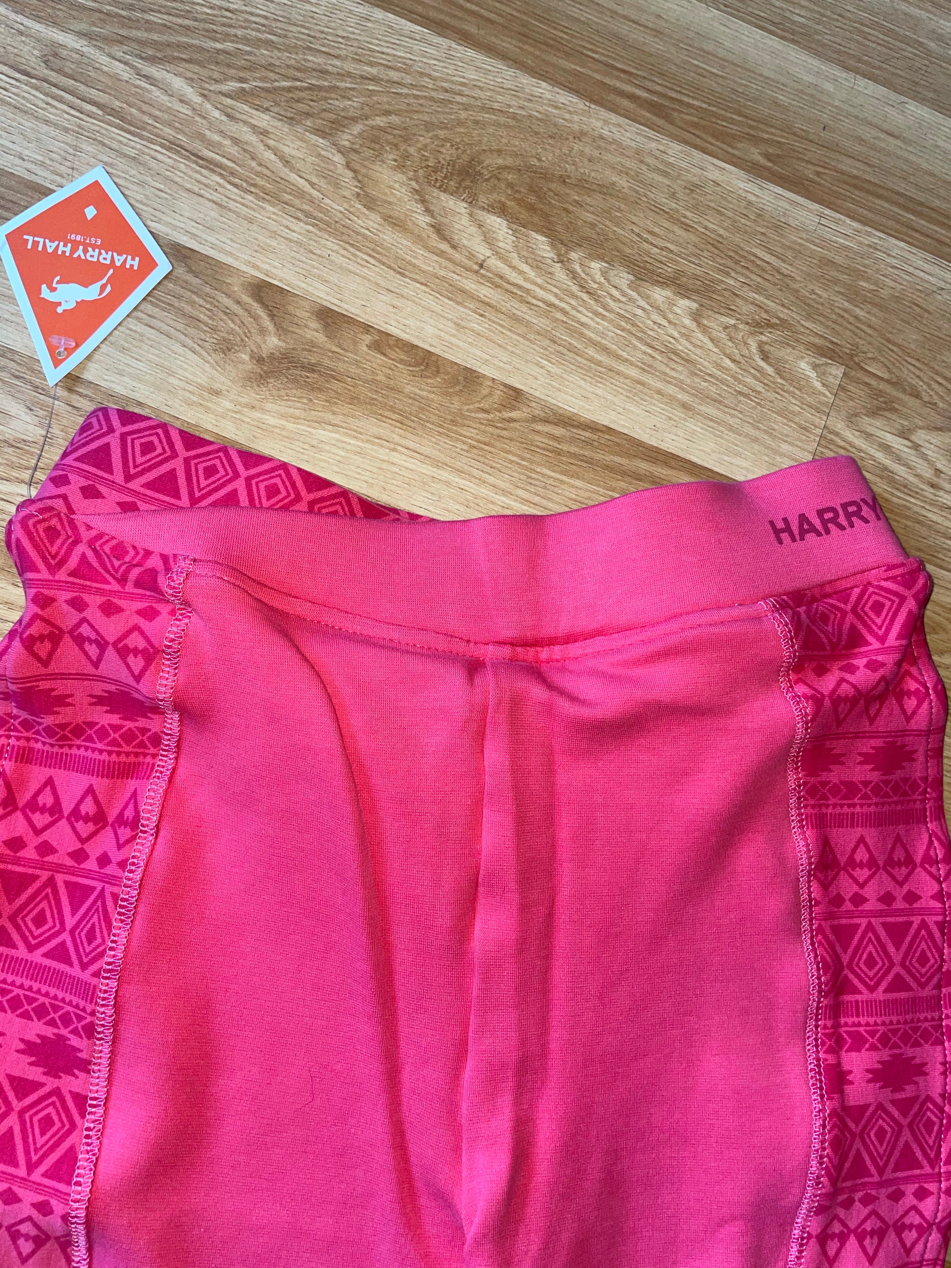 Harry Hall Pull On Pink Aztec Jodphurs - Ladies 26”
