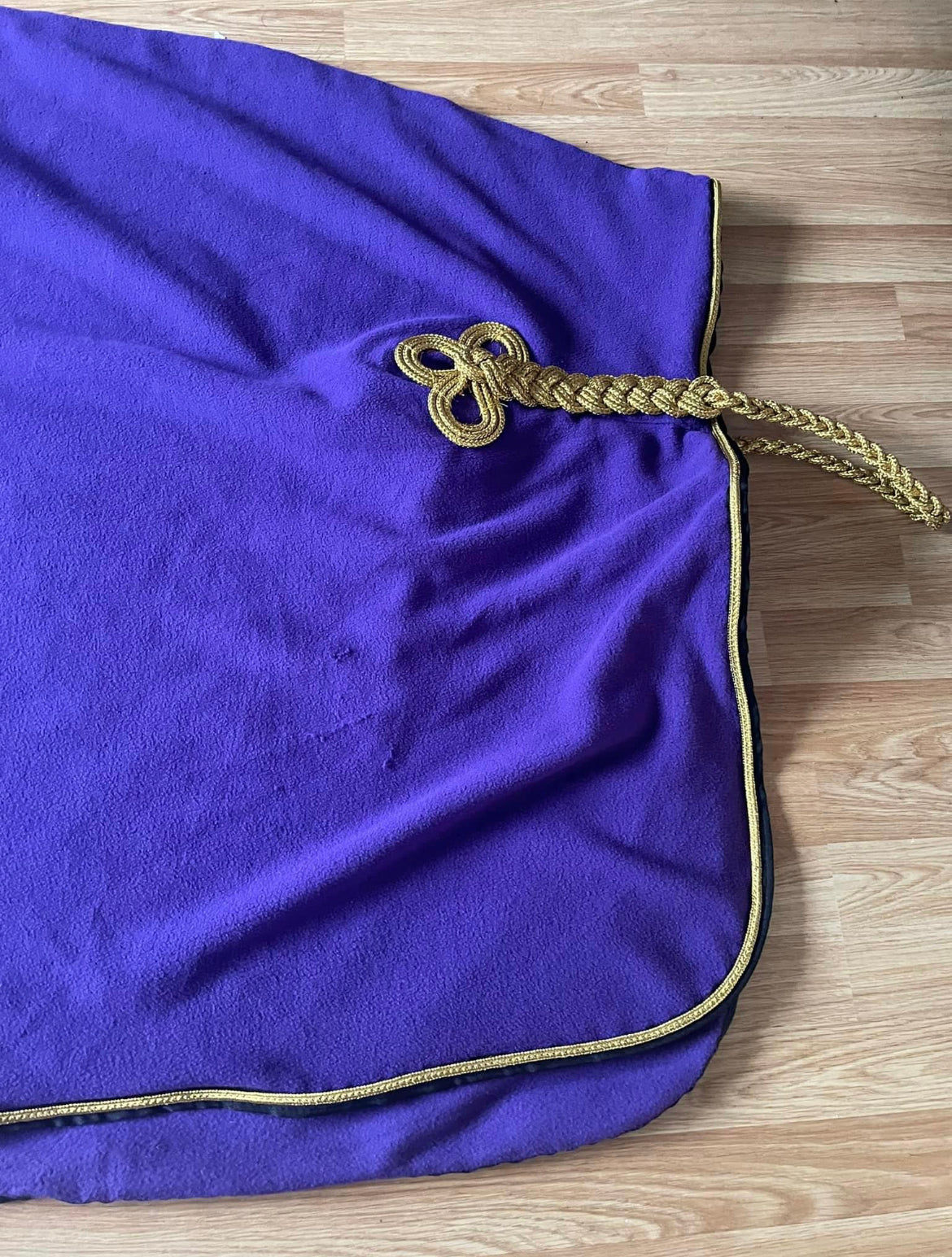 Purple Scroll Fleece Show Rug - 6’6 or 6’9 left