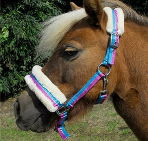 Fluffy Stripe Headcollar - Pony or Shetland