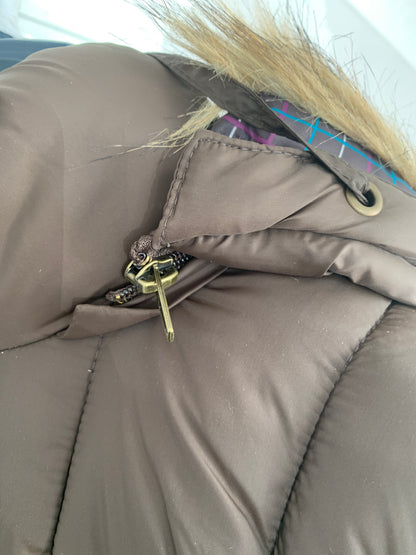 Puffa Mid Length Warm Winter Jacket - Size 8 - Rrp £120