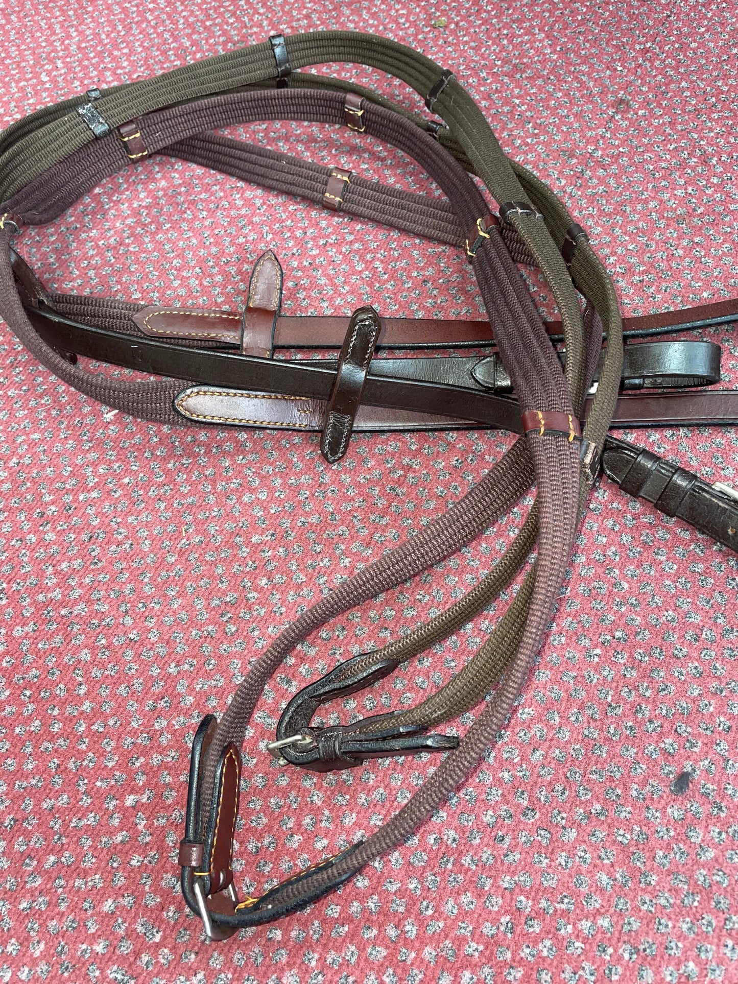 Continental Webbing / Curb / Rubber Reins
