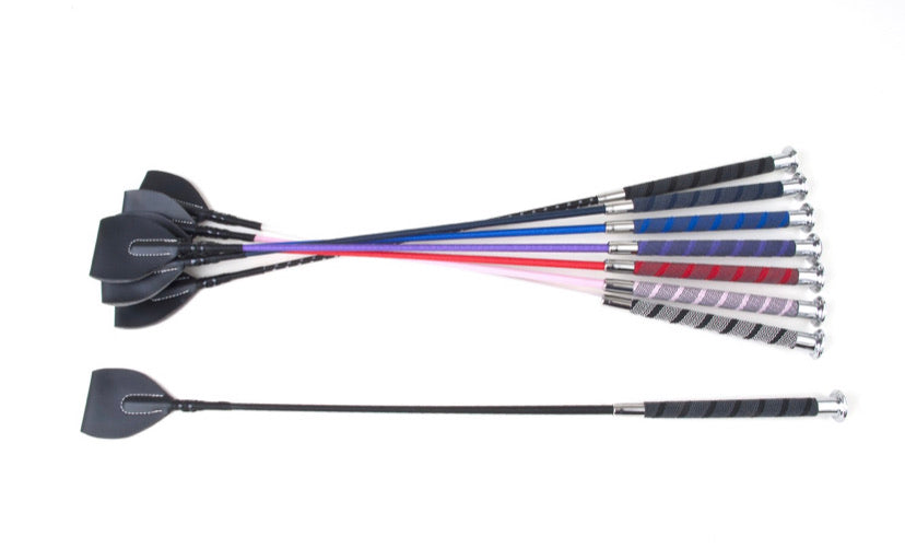 Coloured Grippy Riding Crop - Collection Only
