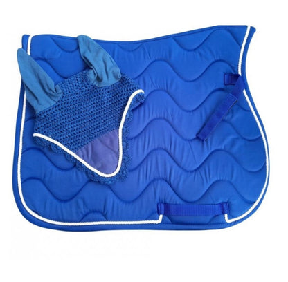Wave Saddle Pad - Blue Pink or Purple - No Ears