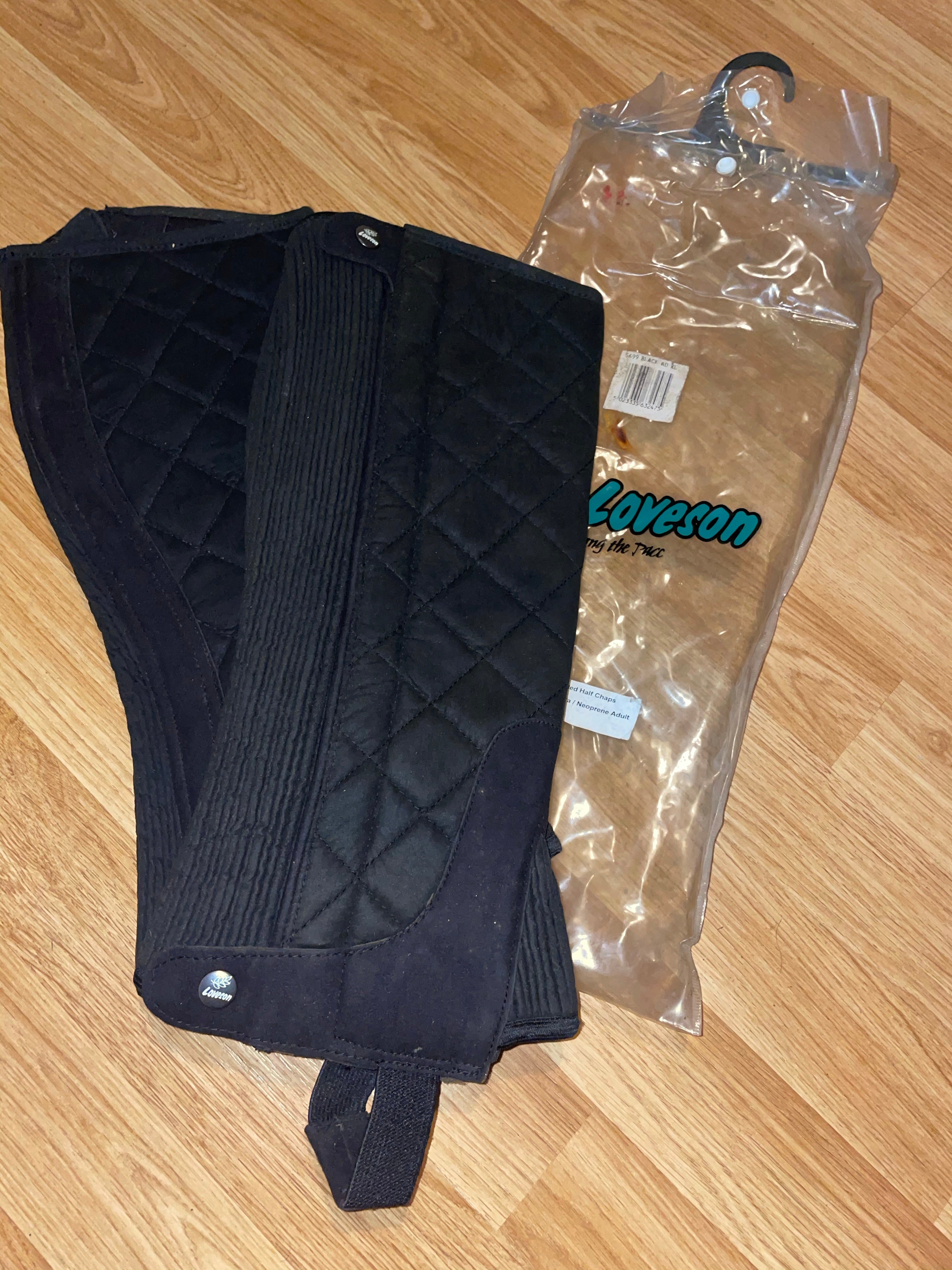 Loveson Amara Quilted Half Chaps - XL - Free Delivery 📦