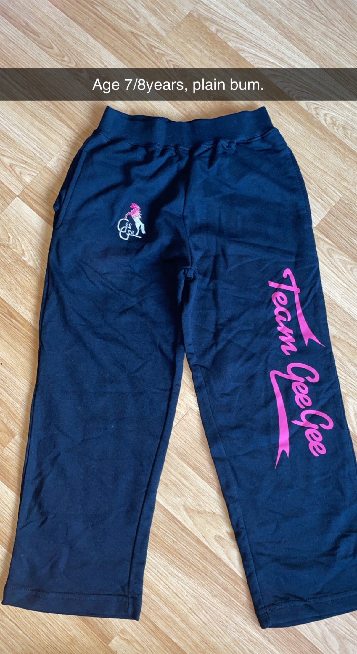 Team Gee Gee Joggers - Ideal over show gear - Childs & Ladies