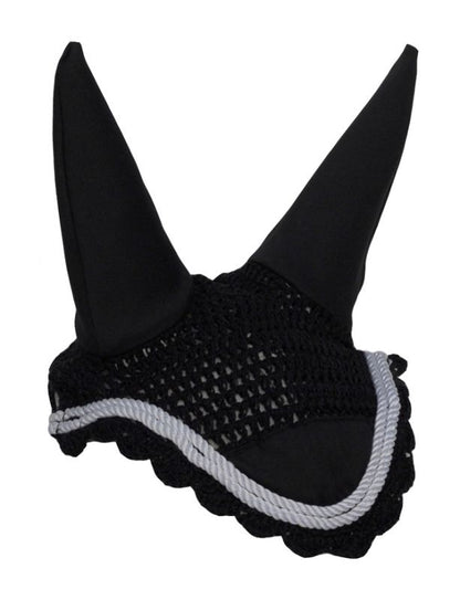Rhinegold Cotton Fly Veil - Ears - Pony Cob Full XF -  Various Colours
