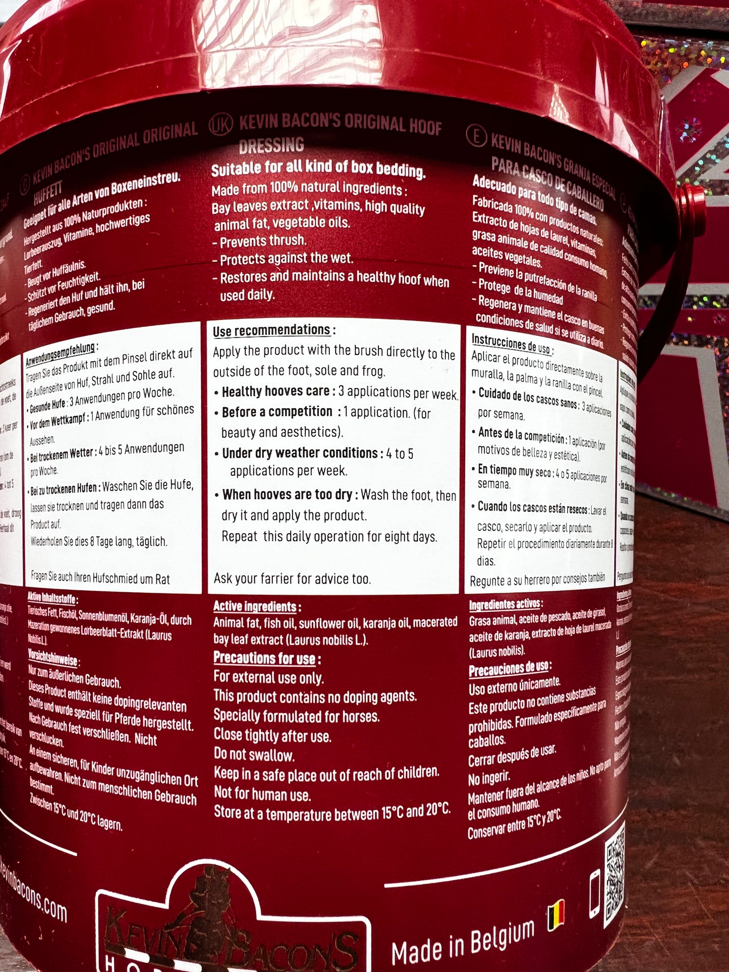 Kevin Bacon Hoof Dressing 1L