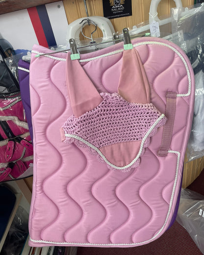 Wave Saddle Pad - Blue Pink or Purple - No Ears