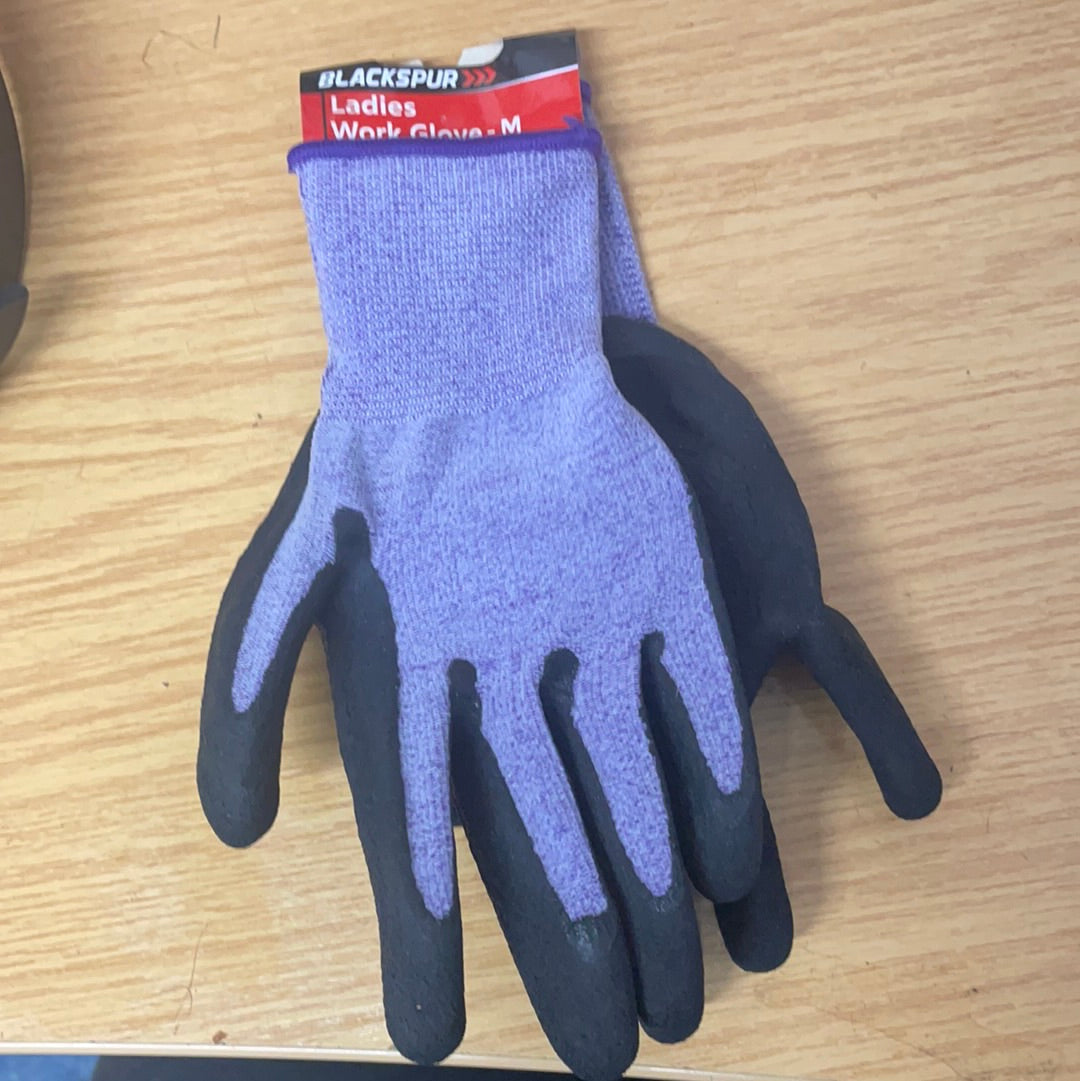 Ladies Medium Work Yard Gloves