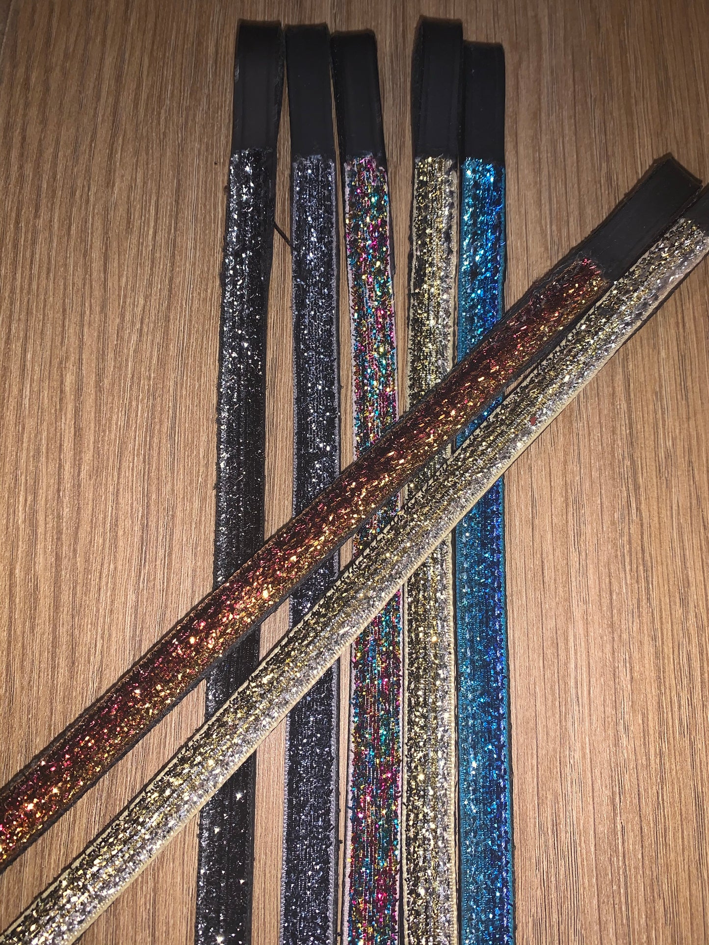 Pack of 5 Bling Browbands!! Bargain! Shetland Pony Cob Full