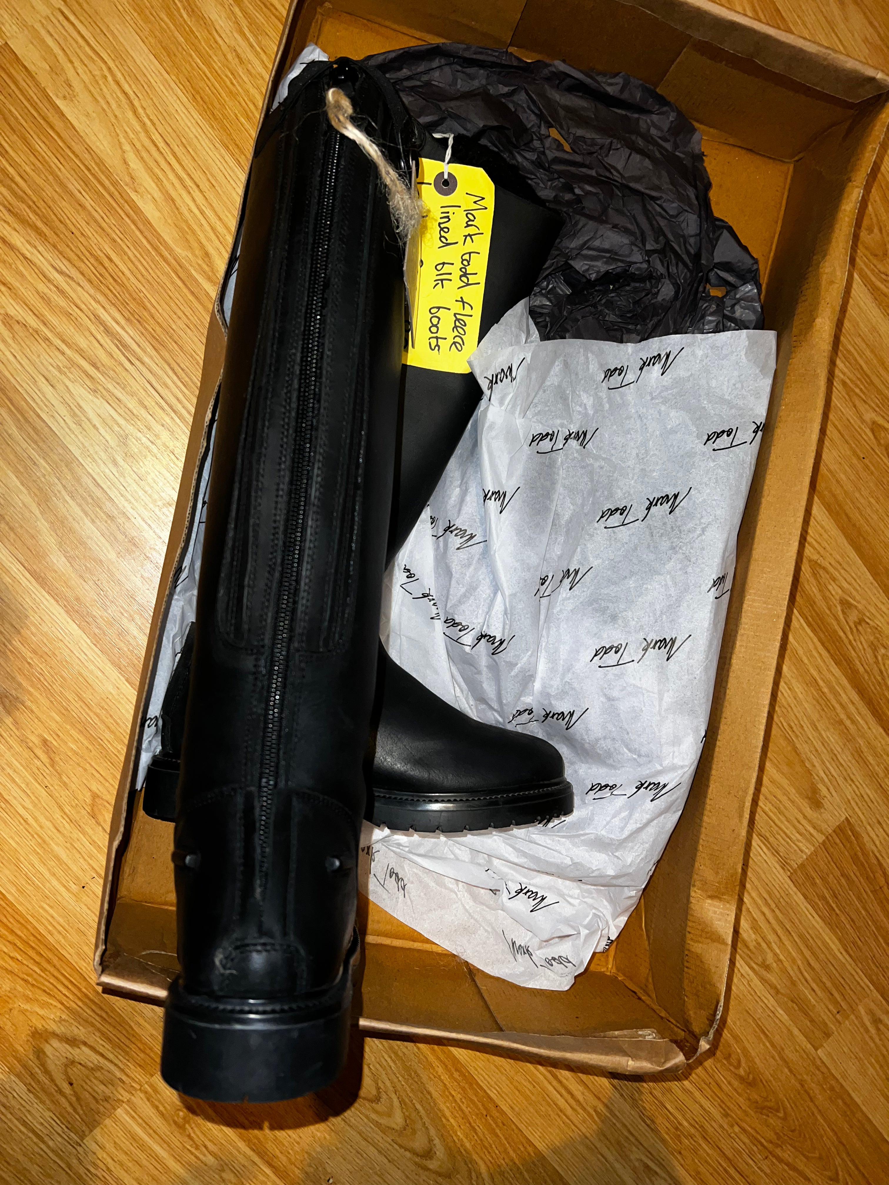 Mark todd shop fleece lined boots