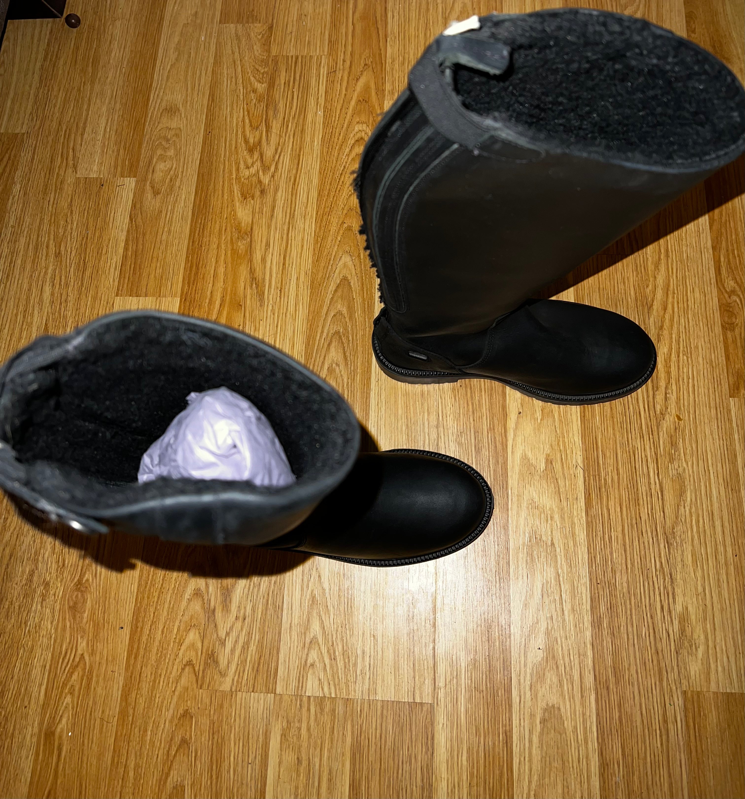 Mark Todd Junior Fleece Lined Tall Winter Boots Junior Size 1 or 2 Nag Mad Equestrian