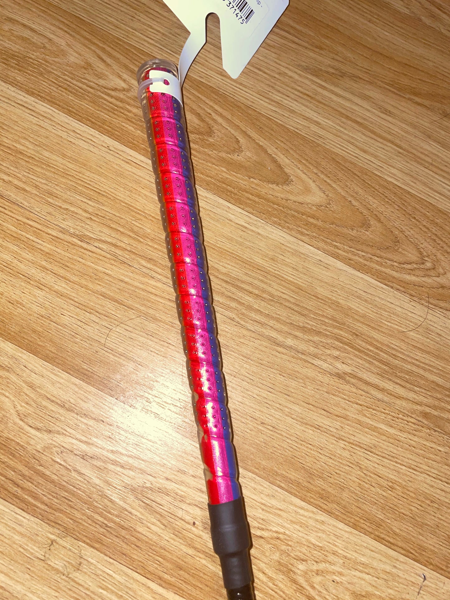 KM Elite 65cm Cush Grip Rainbow Jumping Baton Whip - Gay Gaypride Exclusive
