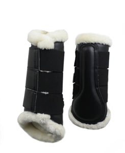 Prestige Faux Fur Brushing Boots - Pony to Extra Full