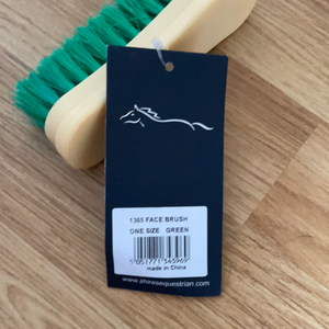 Shires Green Soft Bristle Face Brush