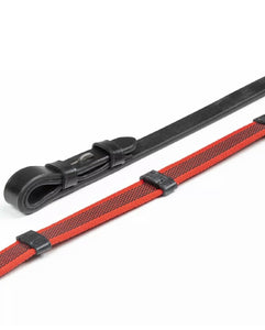 Shires Avimore Red Webbing Reins - 48” Cob - NEW