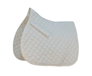 Roma Competition White Saddle Pad