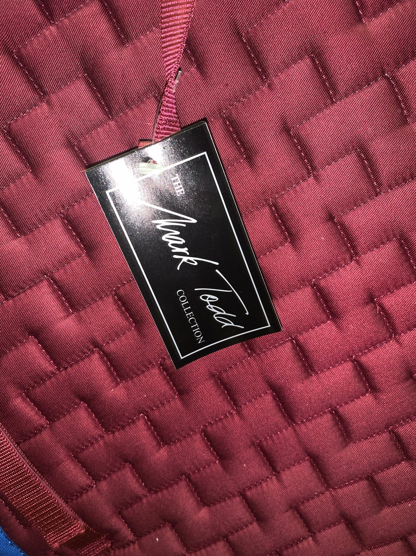 Mark Todd Burgandy Saddle Pad - Pony - Bargain Price