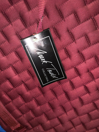 Mark Todd Burgandy Saddle Pad - Pony - Bargain Price
