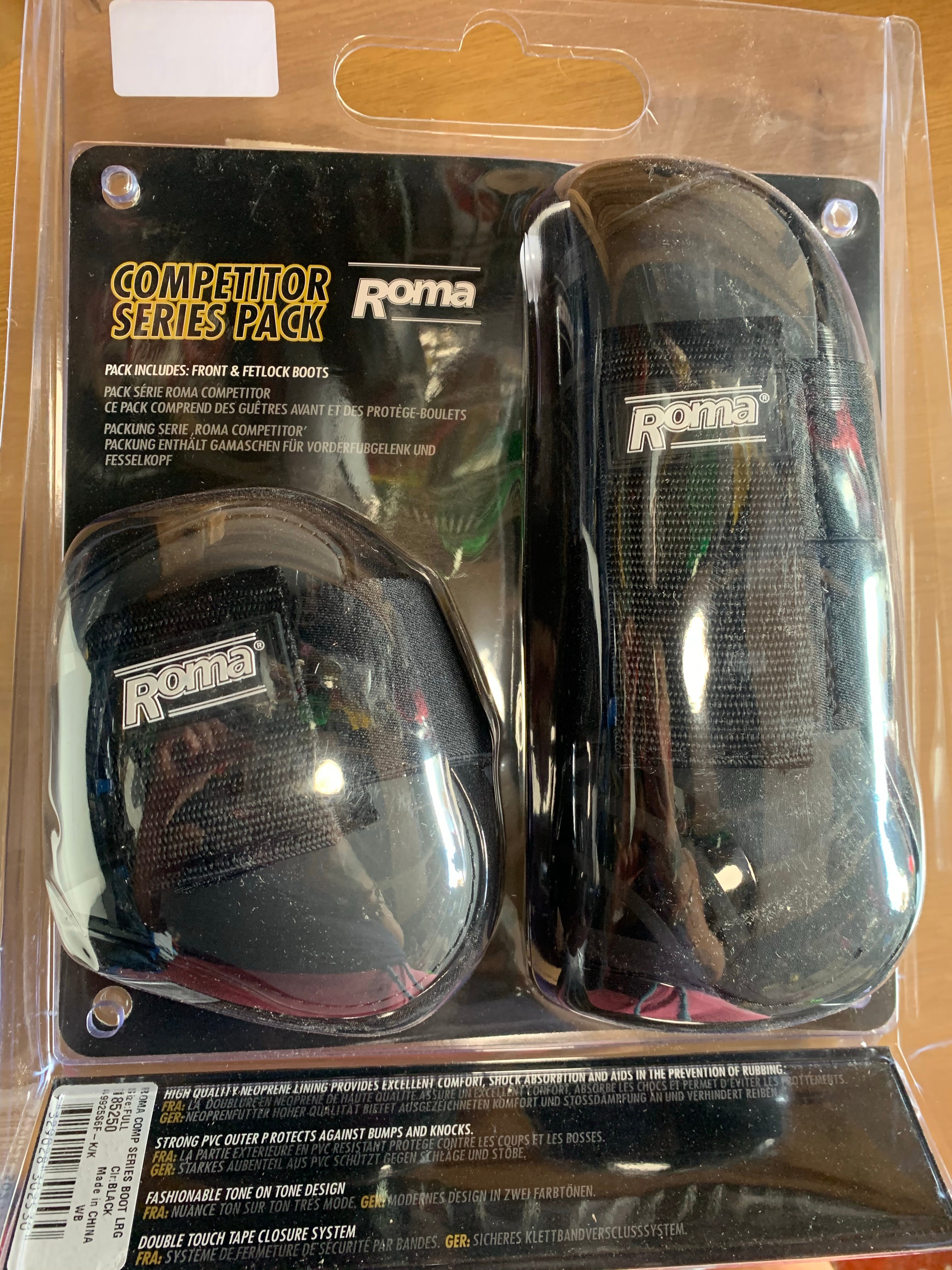 Roma Tendon & Fetlock Boots Set - Full Size - Rrp £49.99!!