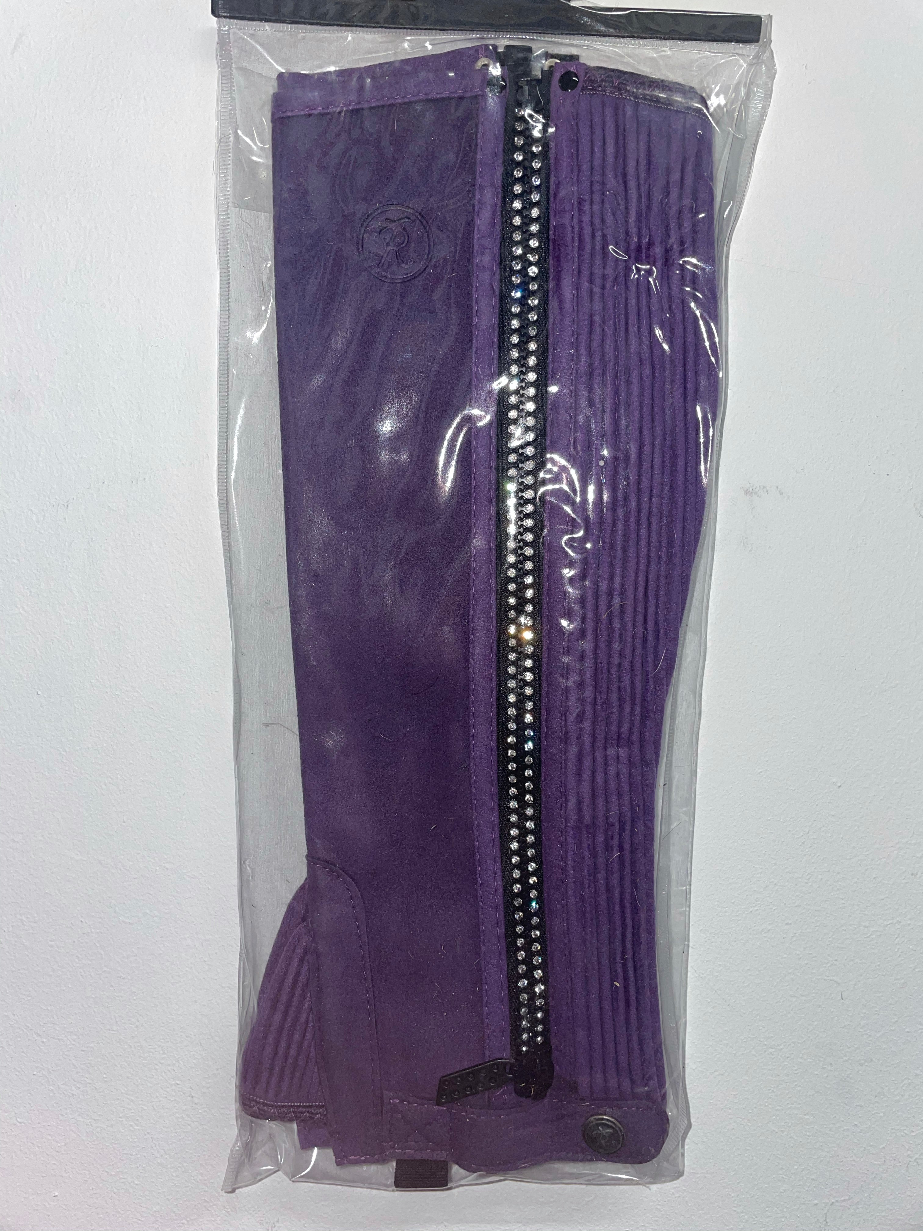 Bling Girls Half Chaps - Purple or Pink
