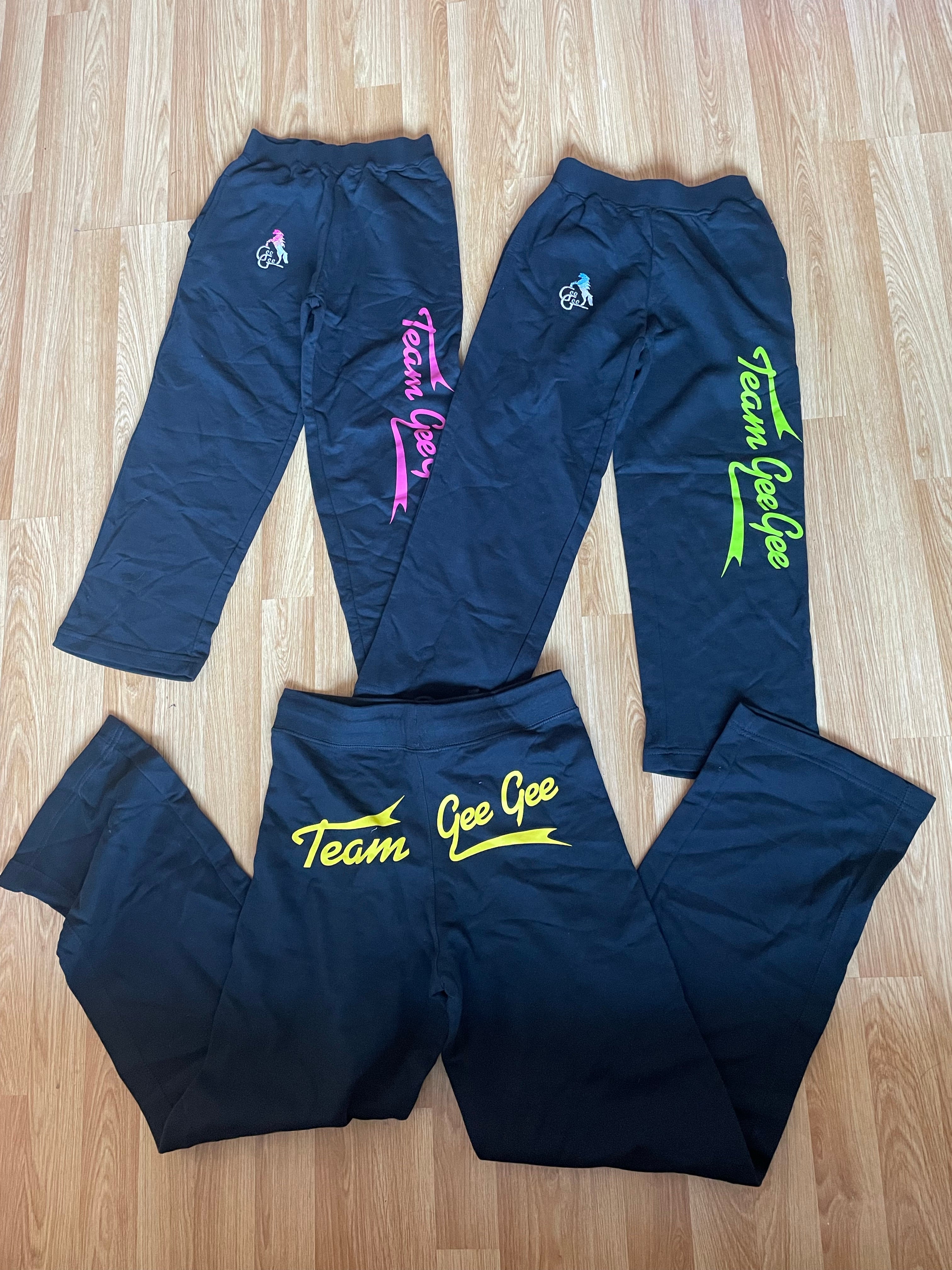 Team Gee Gee Joggers - Ideal over show gear - Childs & Ladies