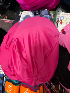 Shires Bright Pink Lycra Hat Silk