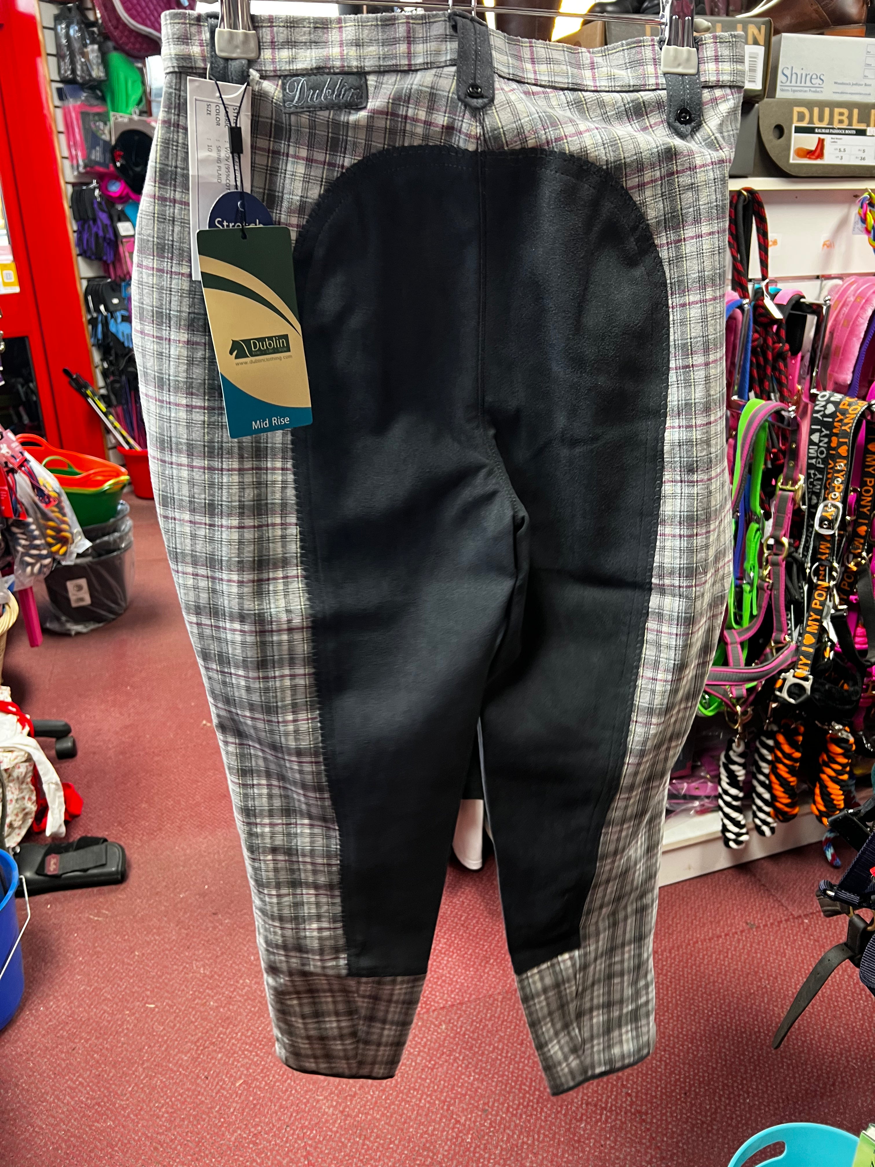 Dublin Check Size 10 Breeches