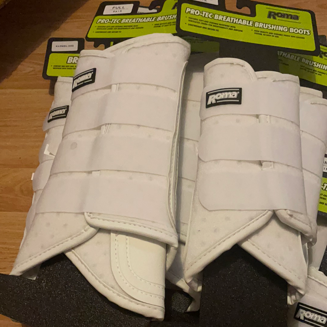 Roma Brushing Boots - White - RRP 38.00