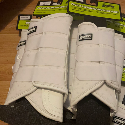 Roma Brushing Boots - White - RRP 38.00