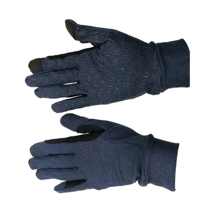 Cameo Lightweight Riding Gloves - Grey Green Burgandy Navy Or Blue - Kids & Ladies