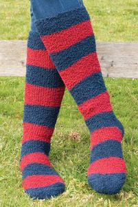 Rhinegold Fluffy Knee High Socks