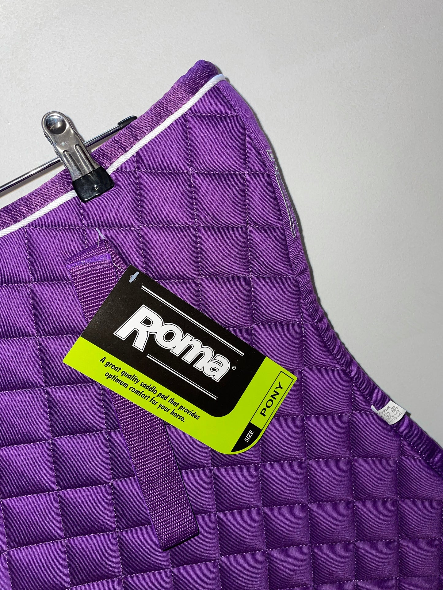 Roma Hi Wither Saddle Pad - Pony Size - New
