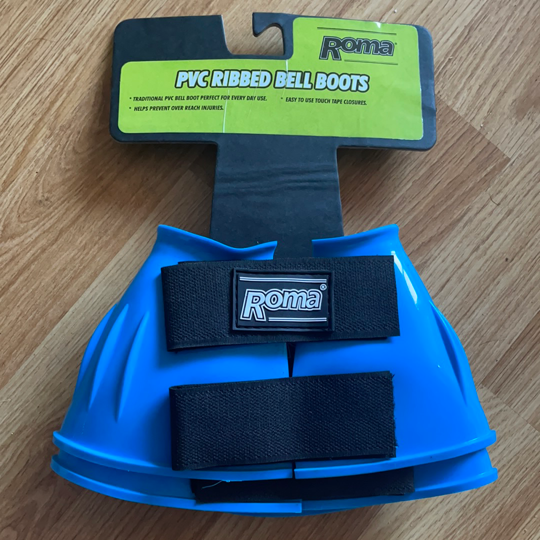 Roma Light Blue Over Reach Boots - Full Size