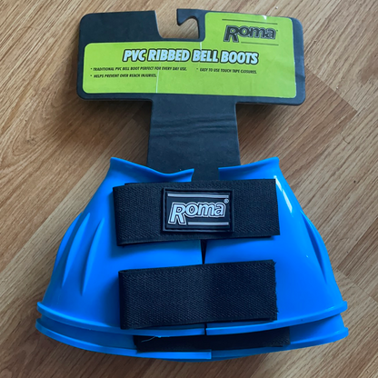 Roma Light Blue Over Reach Boots - Full Size